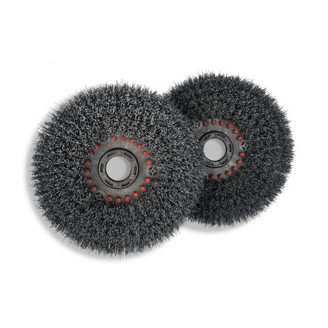 Numatic longlife schrobborstel rood 225mm t.b.v. 244nx (2 stuks)