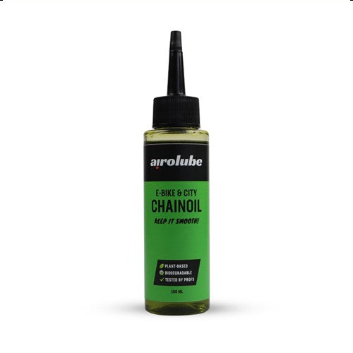 Airolube Kettingolie voor e-bike stadsfiets 100 ml groen