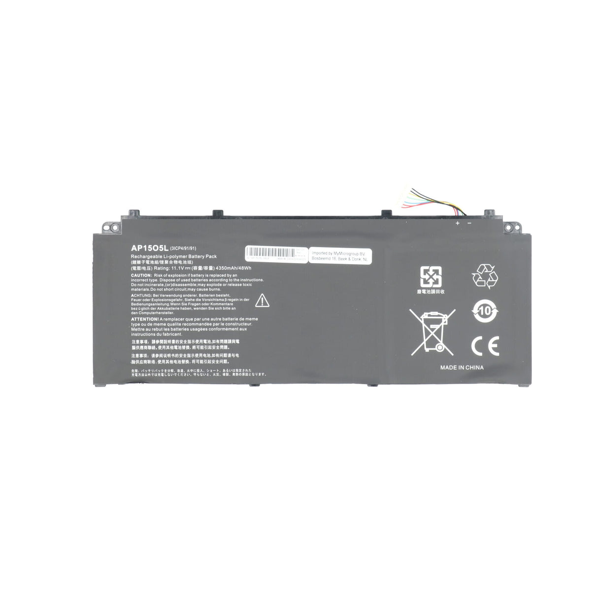 Laptop accu 4350mah