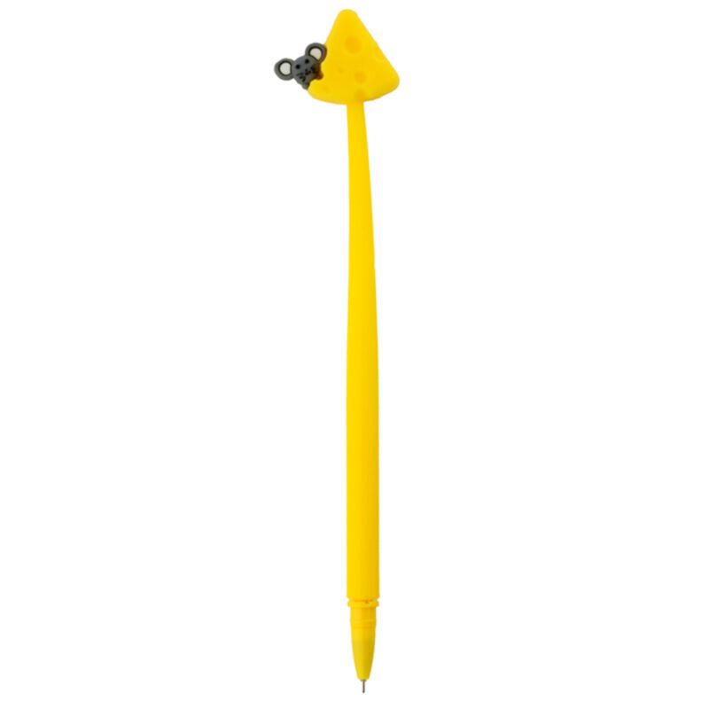 Kaas muis fijnschrijver pen - zwart