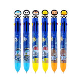 Space team meerkleurige pen (8 kleuren)