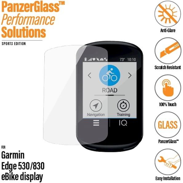 Panzerglass garmin 530 830 screenprotector ontspiegeld