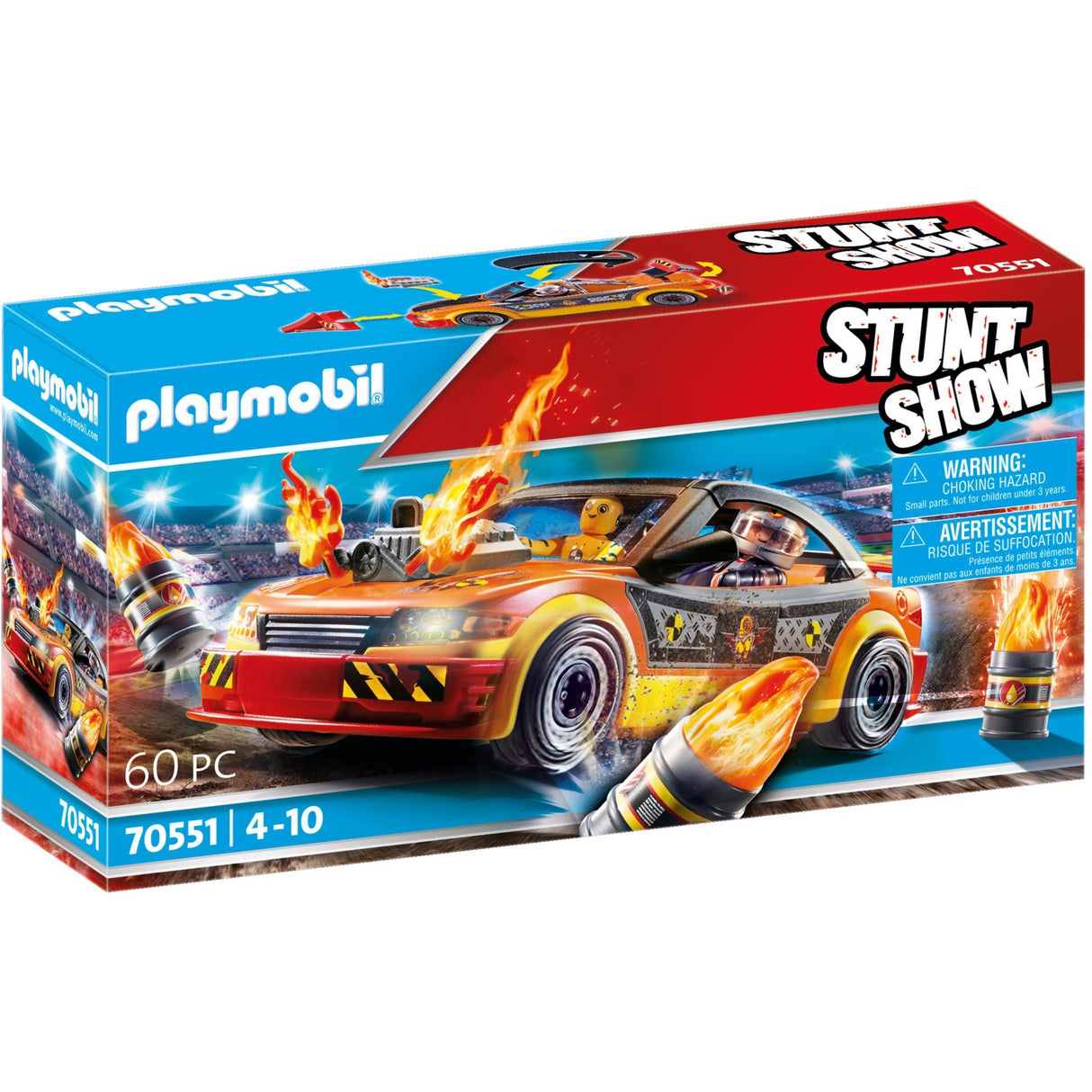 PLAYMOBIL Stuntshow Crashcar 70551