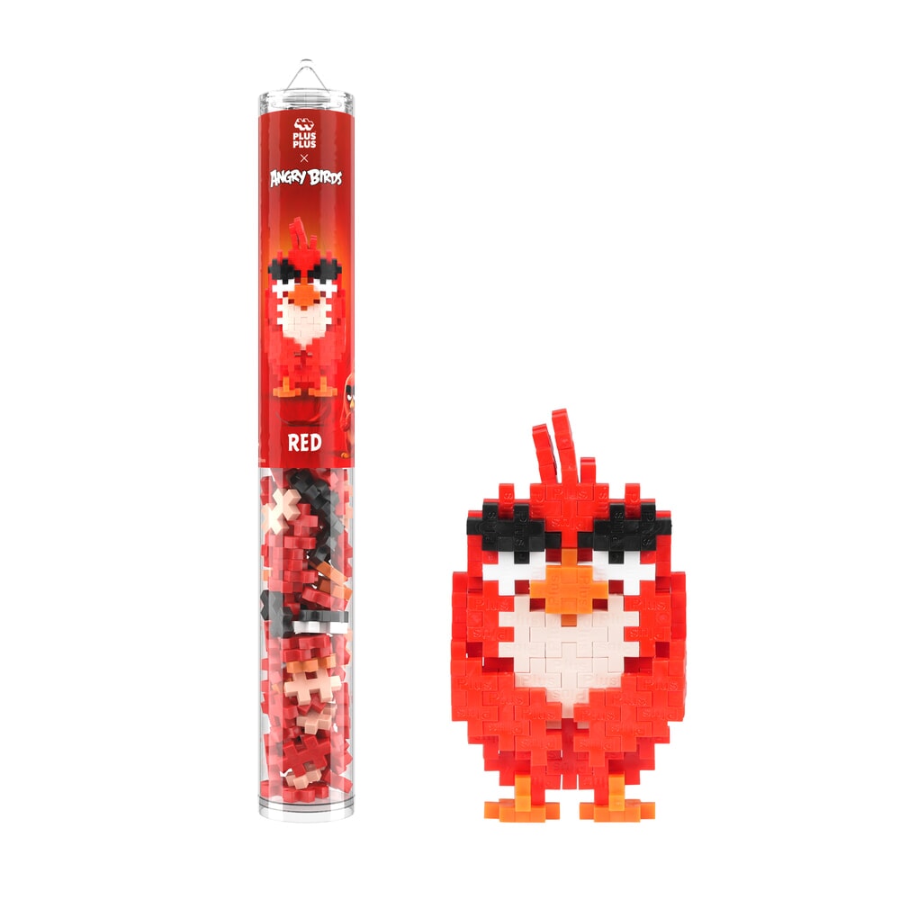 Plus plus plus-plus angry birds film rood - 110 stuks tube (4428)