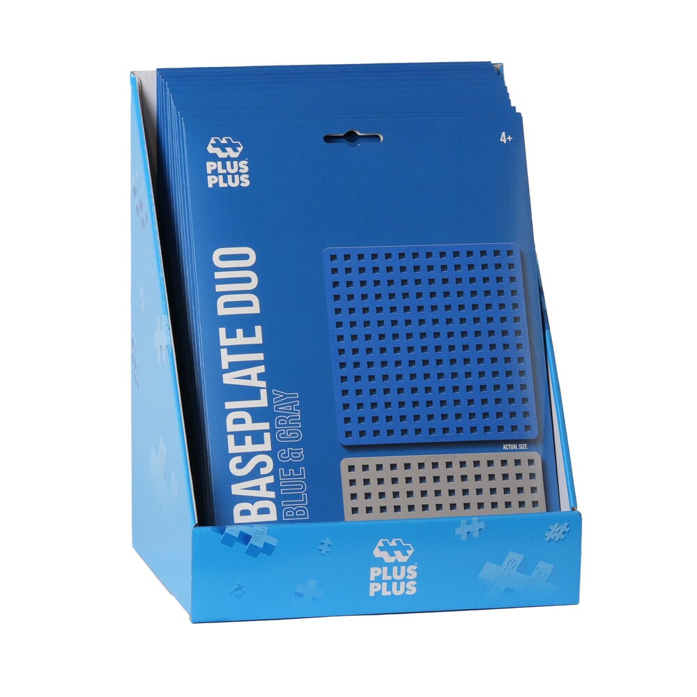 Plus plus plus-plus display: blauw grijs bouwplaat (7249)