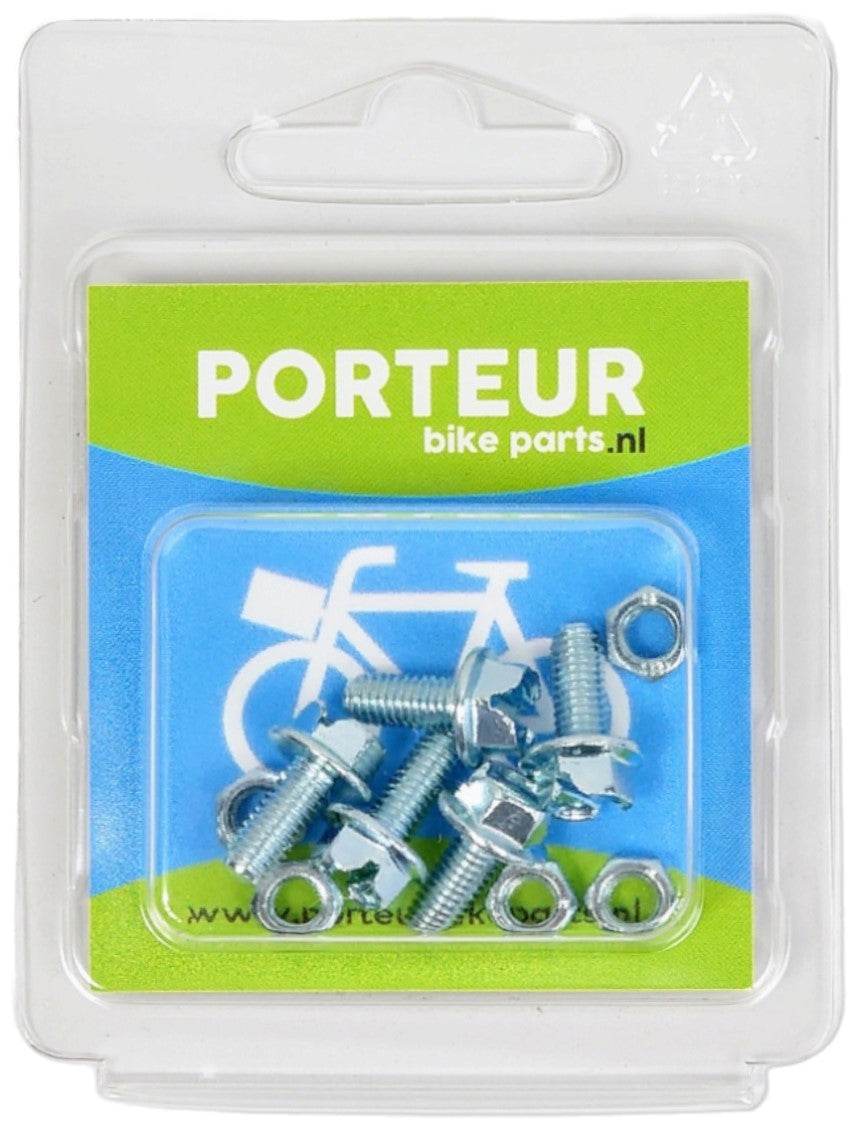 Porteur spatbordbout+moer m5x12 (5)