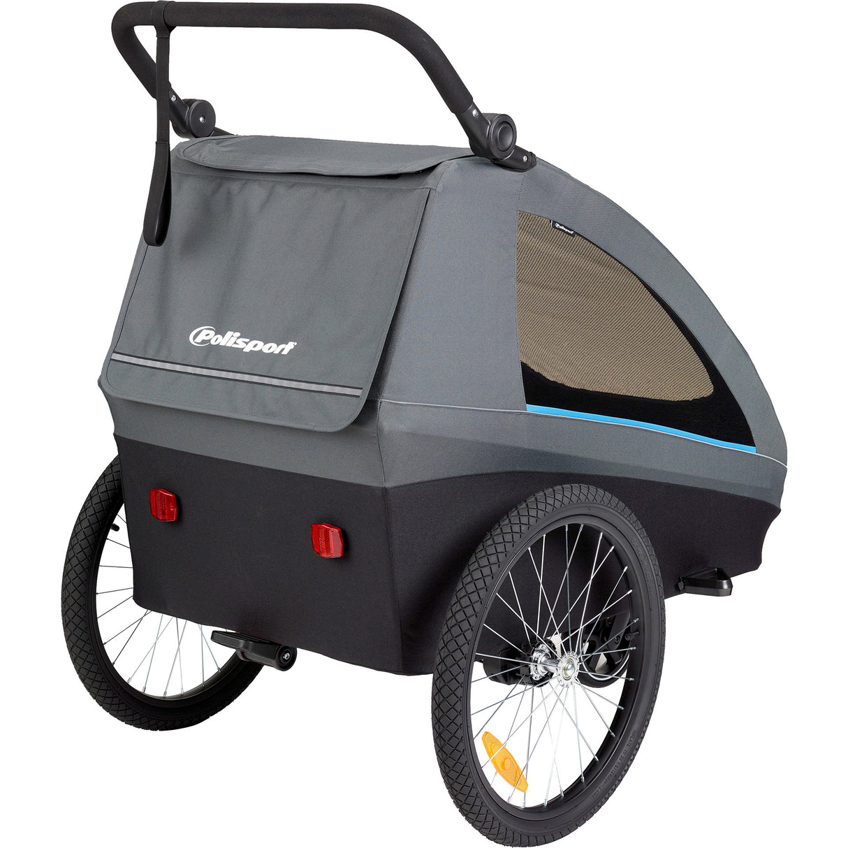 Polisport kids trailer trailer stroller bl gr