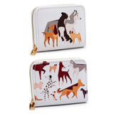 Barks hond rondrits portemonnee - small