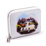 Fiat 500 berglandschap rondrits portemonnee - small