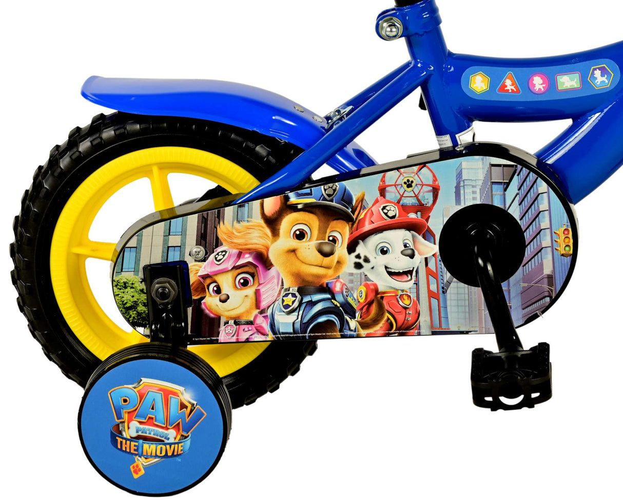 Paw Patrol The Movie Kinderfiets Jongens 10 inch Blauw Doortrapper