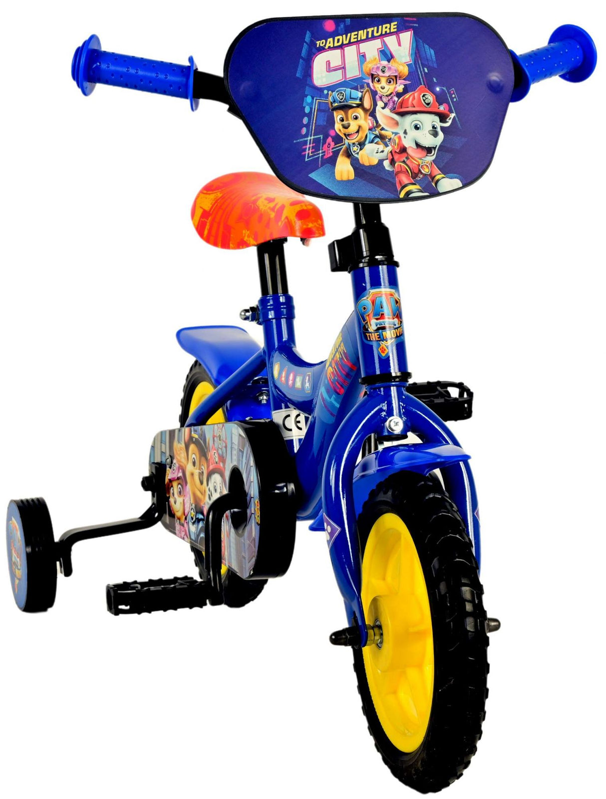 Paw Patrol The Movie Kinderfiets Jongens 10 inch Blauw Doortrapper