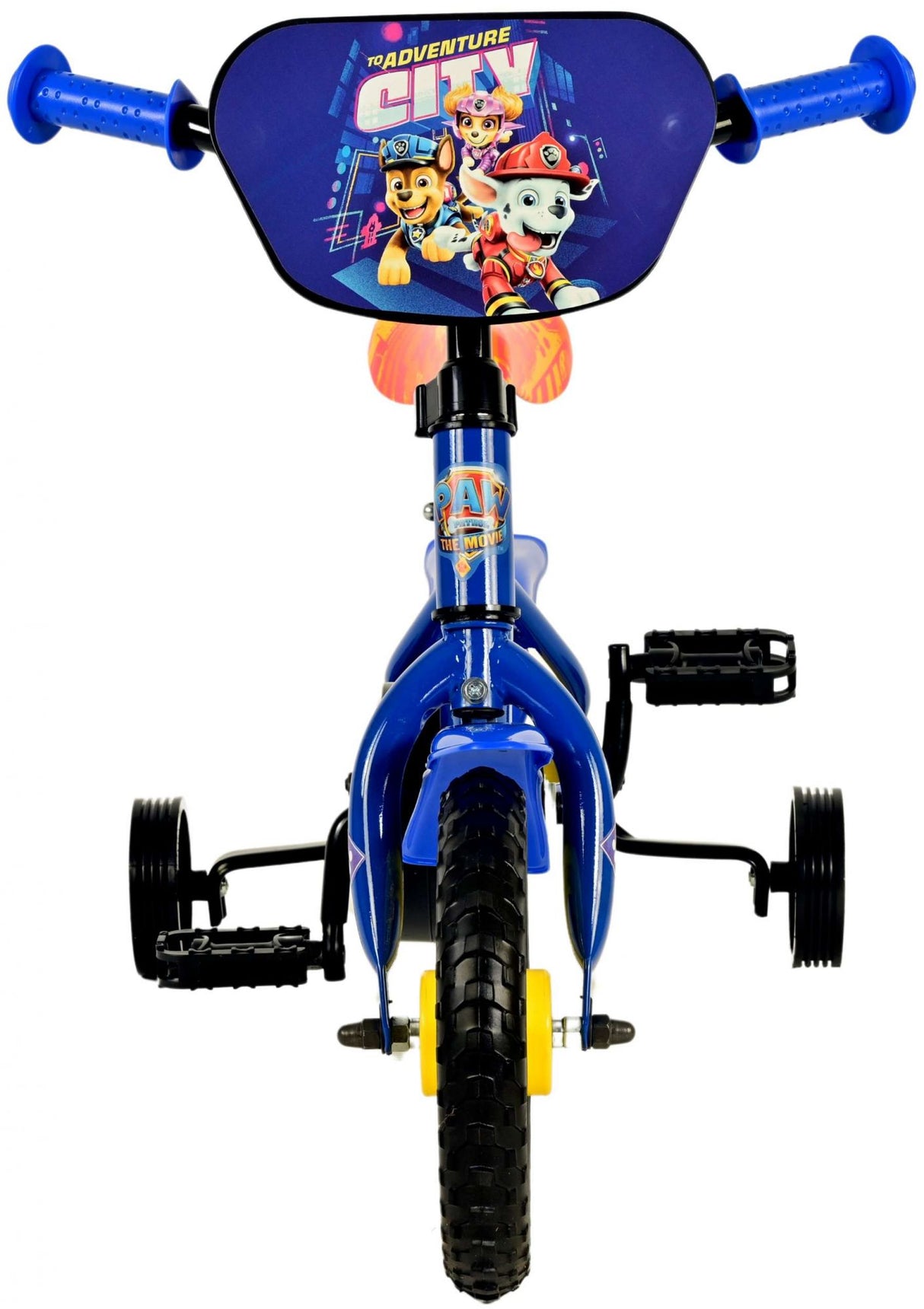 Paw Patrol The Movie Kinderfiets Jongens 10 inch Blauw Doortrapper