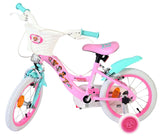 Volare paw patrol kinderfiets - meisjes - 14 inch - roze - twee handremmen