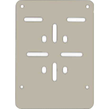 Kentekenplaat-houder 140x100 alu fiets grijs