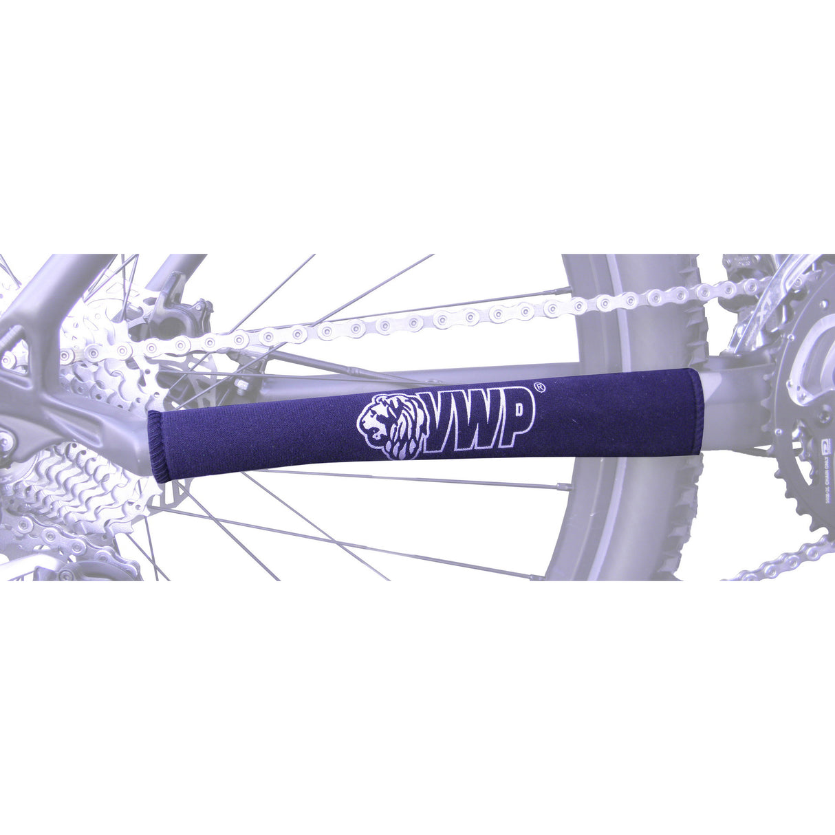 Vwp achtervorkbeschermer neopreen zwart met print