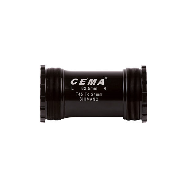 Cema Bracketas T45 Shimano-RVS-zwart