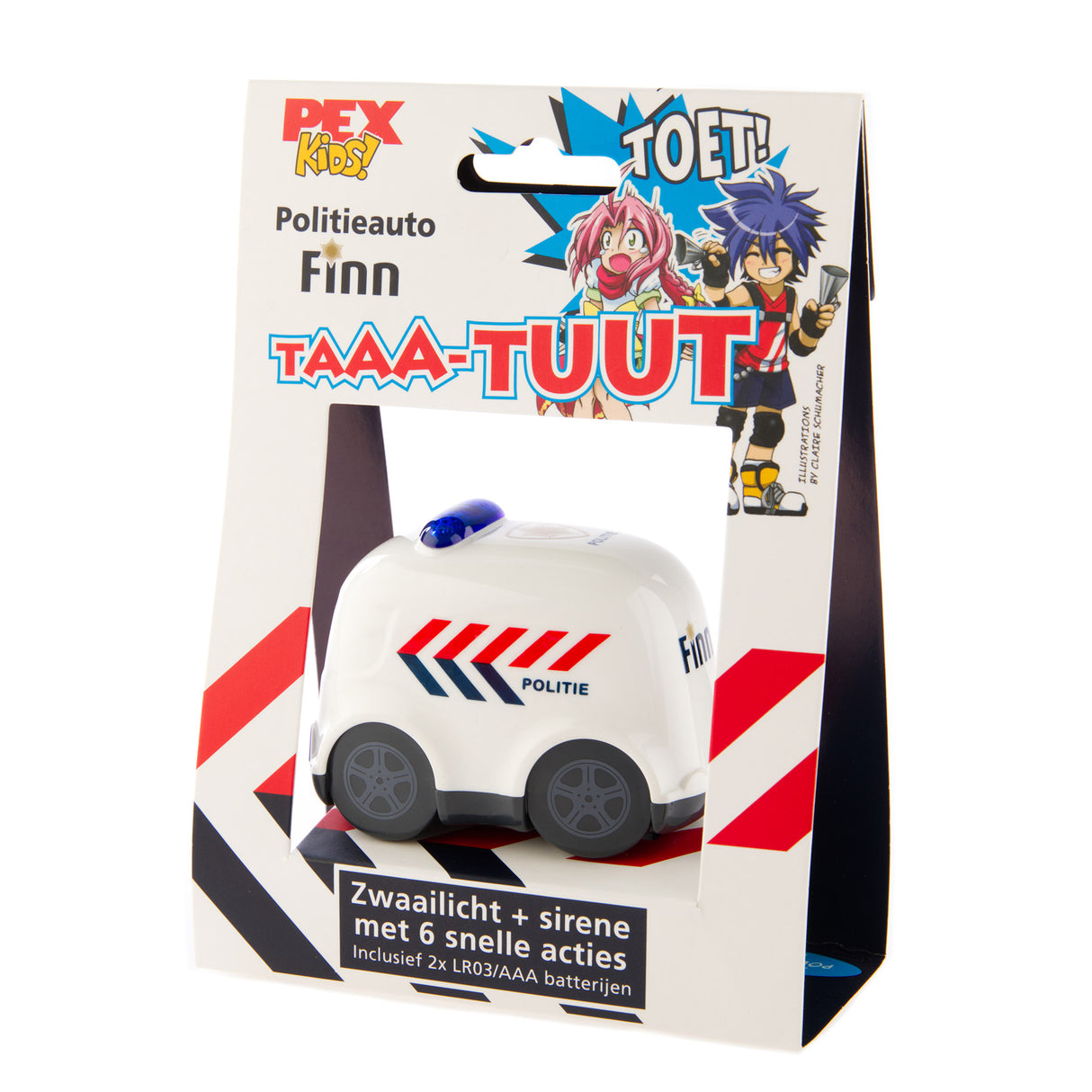 Toeter Pexkids Politieauto Finn