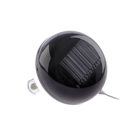 Nv ding dong bel 60mm stipes zwart met barcode kaart