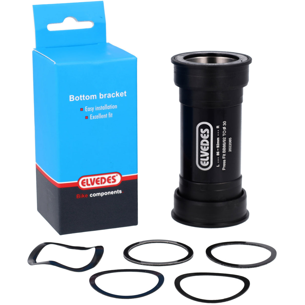 Elvedes bottom bracket pressfit bb86 92 41mm for 30mm