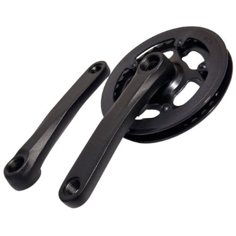 Lasco crankset 32t 127mm dubbele beschermrand zwart