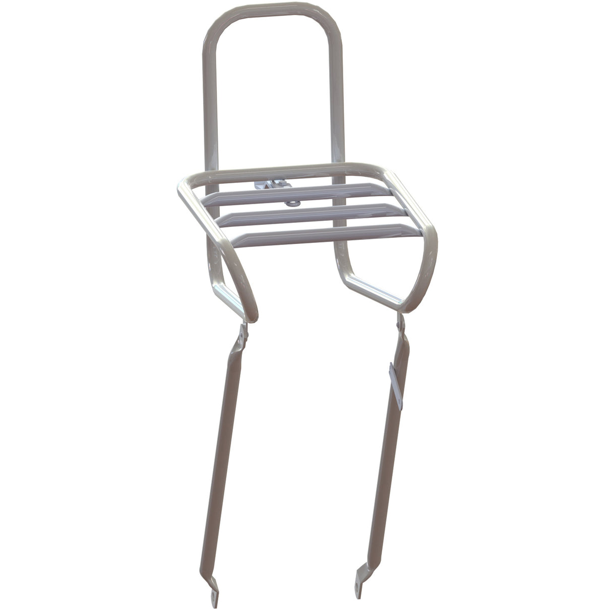 Steco smooth voordrager 25cm kroonboutmontage wit