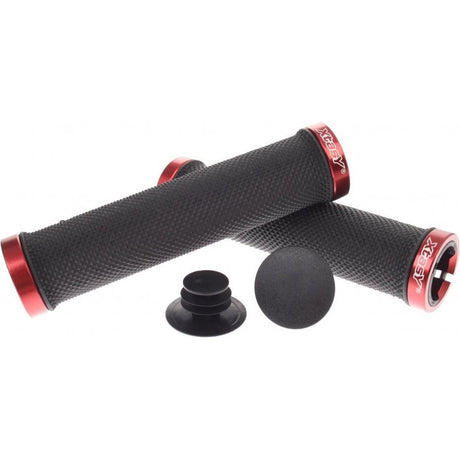 Ergotec handvatten bilbao lang lang zwart rood