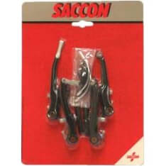 Saccon v-brake set voor + achter zwart