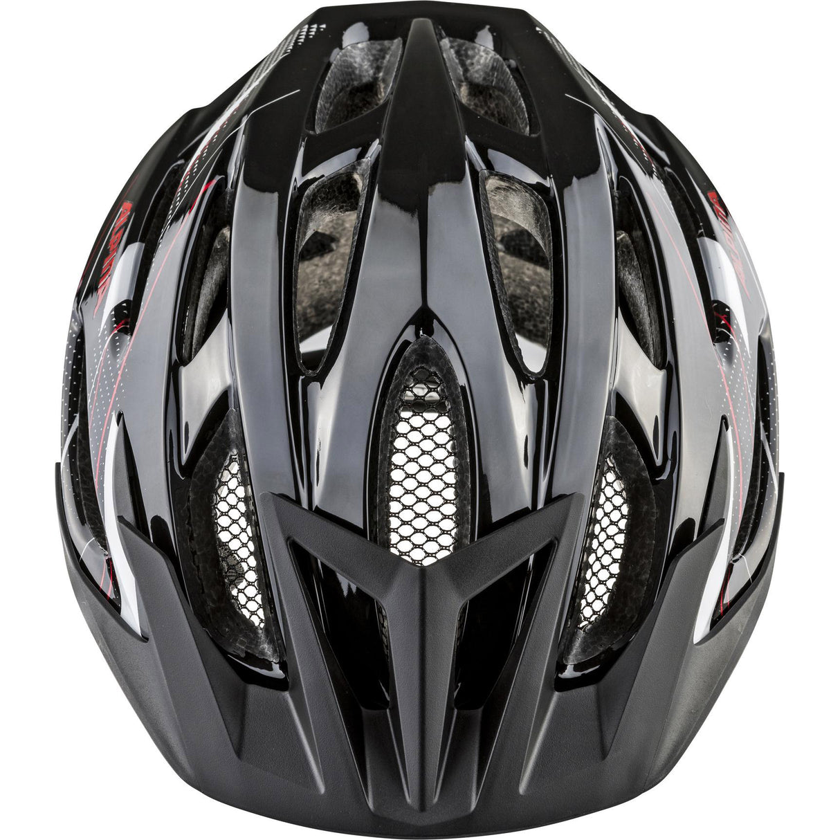 Alpina sports mtb helm mtb17 glans 58-61 zwart wit rood