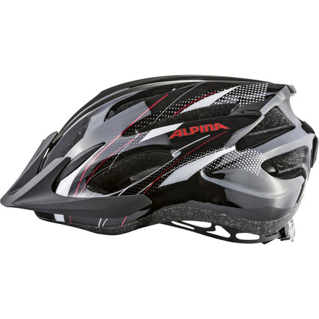 Olympic sportswear Helm MTB 17 black-white-red 54-58