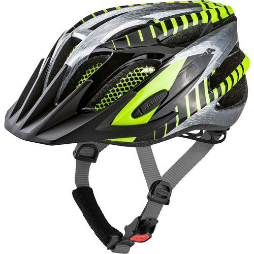 Olympesch Sportswear Helm fb Jr. 2.0 Black-StolGrey-Neon Gls 50-55