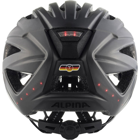 Alpina sports urban helm haga led 51-56 mat zwart