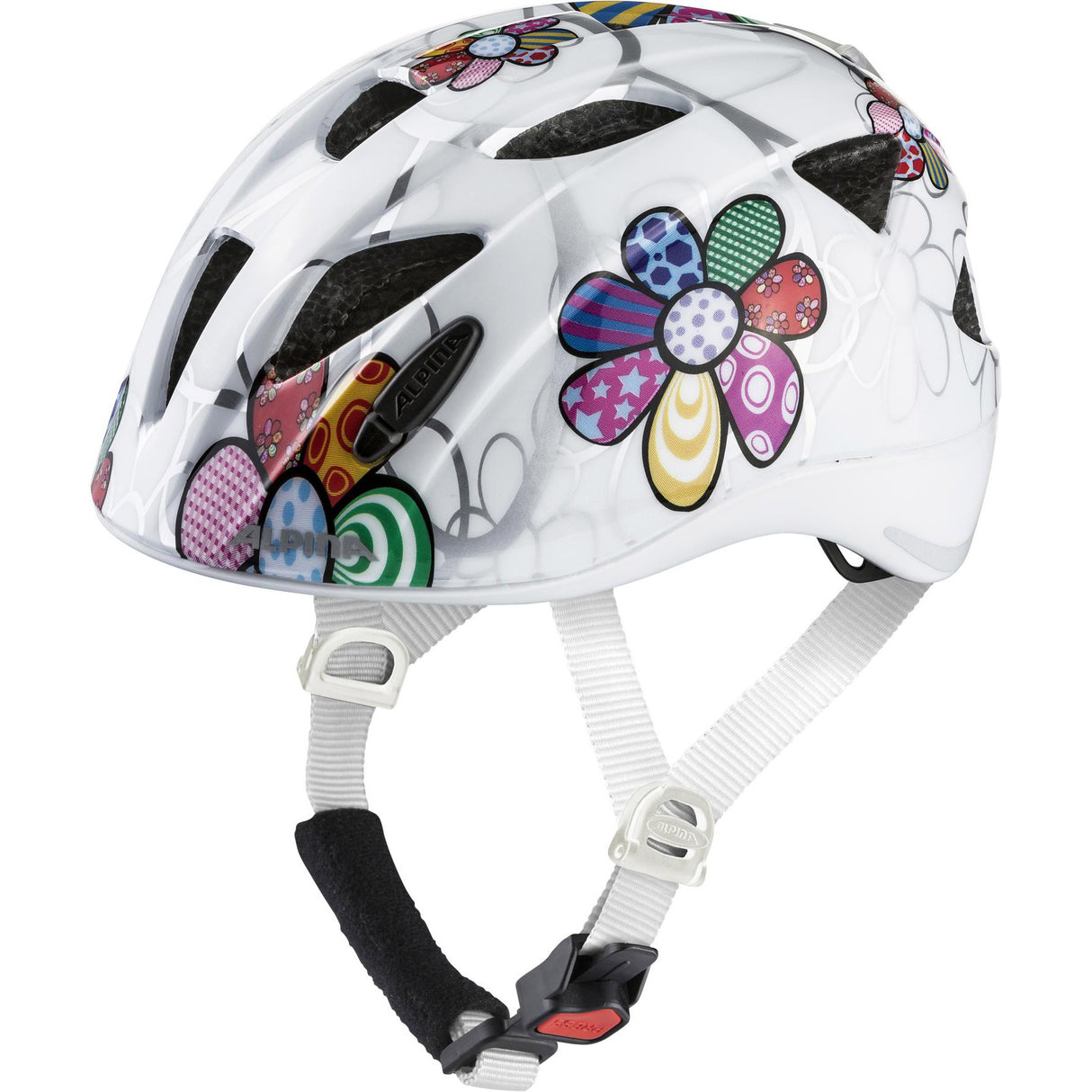 Olympesch Sportswear Helm Ximo Flash Wäiss Blummen Glanz 45-49