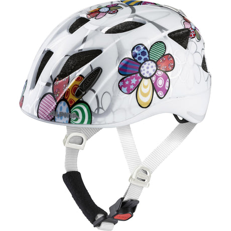 Alpina sports kinderhelm ximo flash white flower 45-49 glans