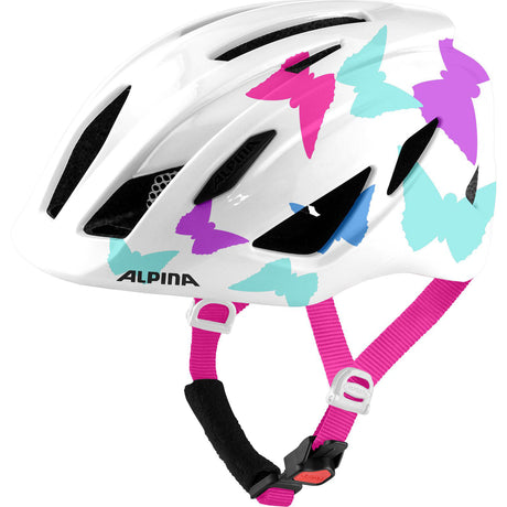 Alpina sports kinderhelm pico pearlwhite butterflies 50-55
