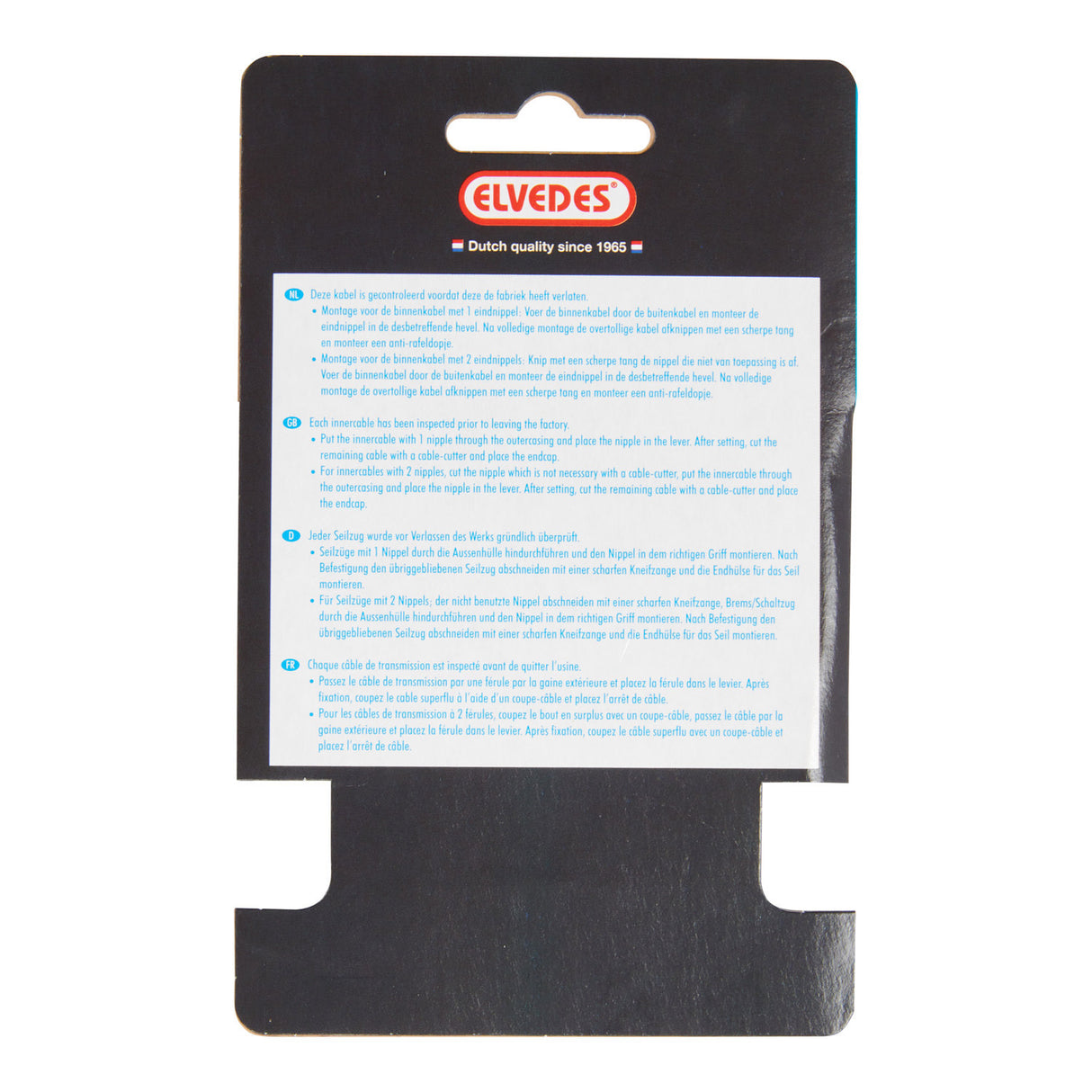 Elvedes cable systems bv elvedes schakel binnenk 2250mm rvs n-nippel 6472rvs-49
