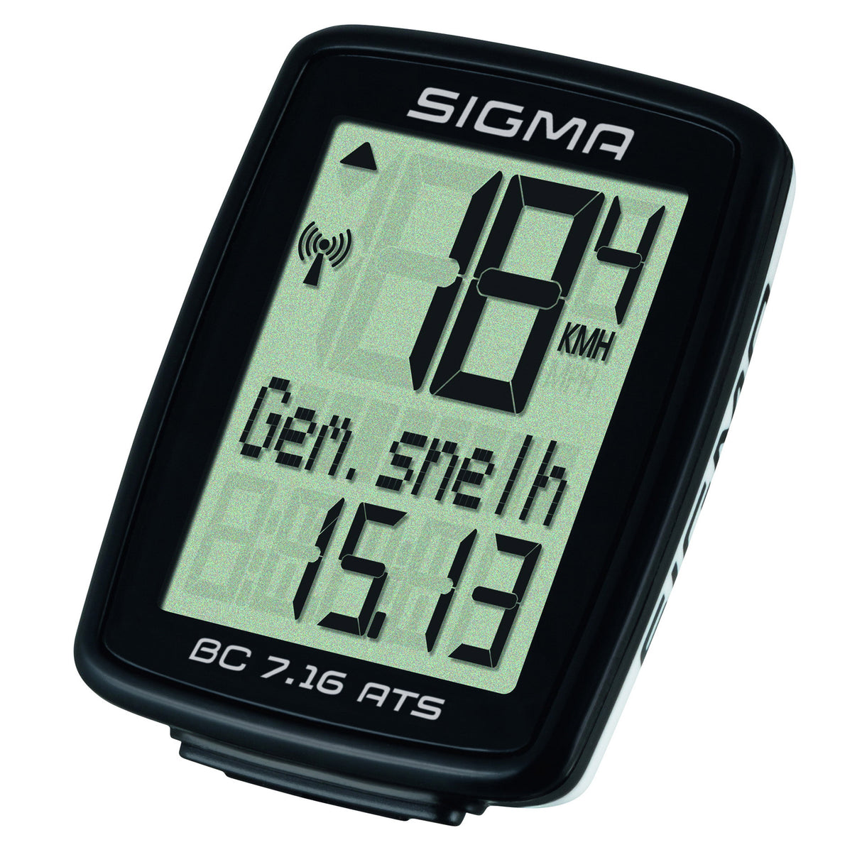 Sigma Fietscomputer BC 7.16 ATS zwart