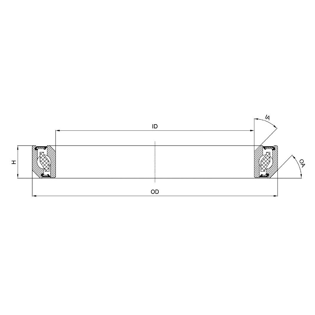 Marwi balhoofdlager cb-713 30,15x41,0x6,5 36� 45�