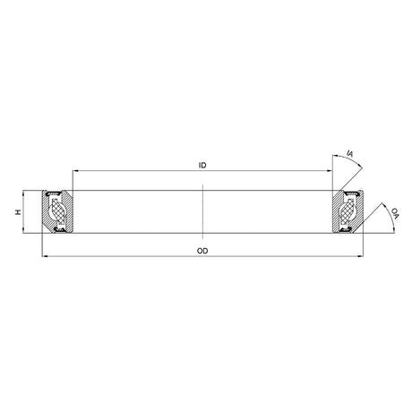 Union kogellager ball bearing cb-714 30,15x41x6,5