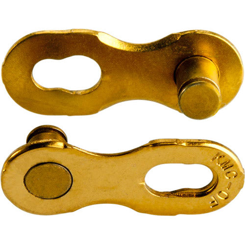 Kmc kettingschakel 12 speed ti-n gold - niet herbruikbaar