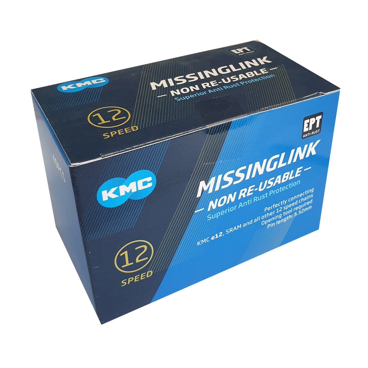 KMC MissingLink X12 Zilverdoos 12NR EPT 5.2mm 12-speed Zilver