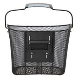 Newlooxs toscane klickfix - afneembare fietsmand - stuur - 19 liter - staal - zwart