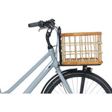 Basil Green Life rotan fietsmand large vooropnatural bruin