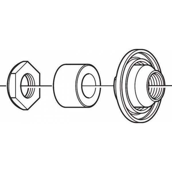 Shimano achter asconus Deore links Y3SV98020