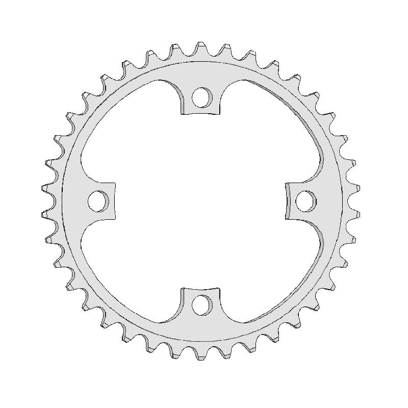 Tandwiel RE Bosch,Yamaha Bafang,Brose 1 2x3 32 alu 38T