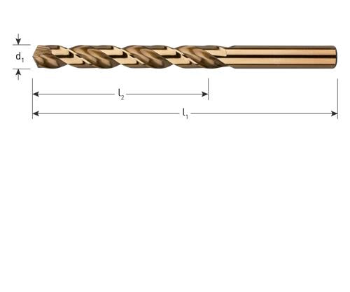 Rotec spiraalboor hss-co din338 3.0mm