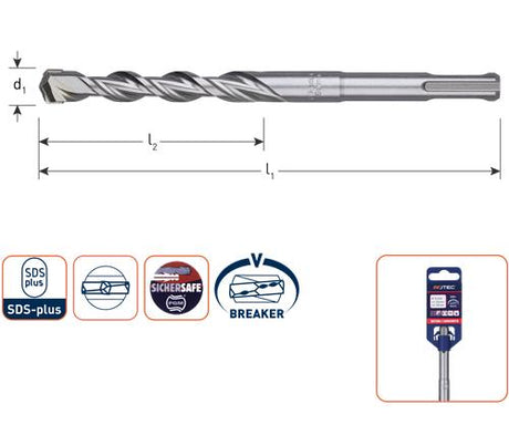 Rotec sds-boor 150 210 15mm