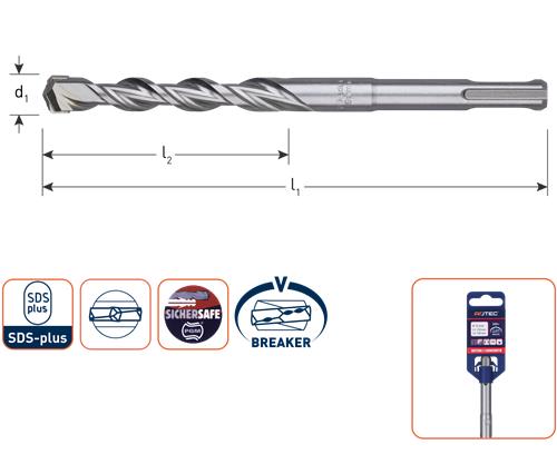 Rotec sds-boor 550 600 8mm