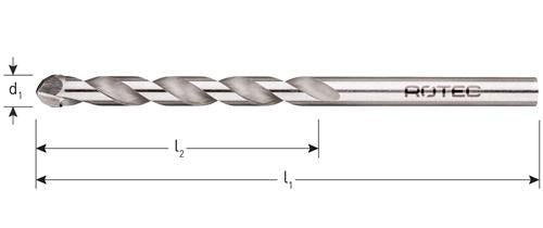 Rotec extreme tegelboor 6.0mm