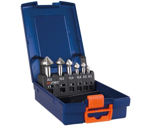 Rotec verzinkfreesset 90gr. inox 6.3 25