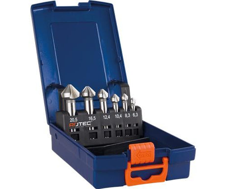 Rotec verzinkfreesset 3-snijder 6.3 25.0